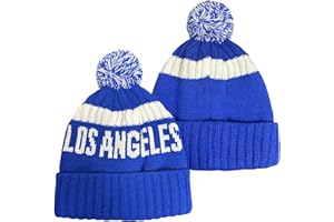 CHALSIA Baseball Team City Beanie, Cuffed Knit Soft Headwear for Women Men Youth, Sports Stylish Winter Hat, Gift for Fans