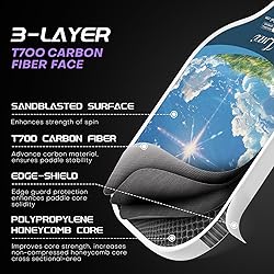 LUZZ Pickleball Paddles, T700 Carbon Fiber