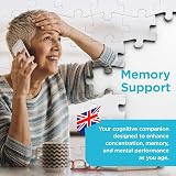 Healthspan Memory Support 60 Capsules | Bacopa Monnieri Guarana Zinc Biotin view 3
