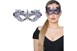 LUXURY MASK Lace Masquerade Mask for Women - Venetian Party, Prom, Mardi Gras, Halloween