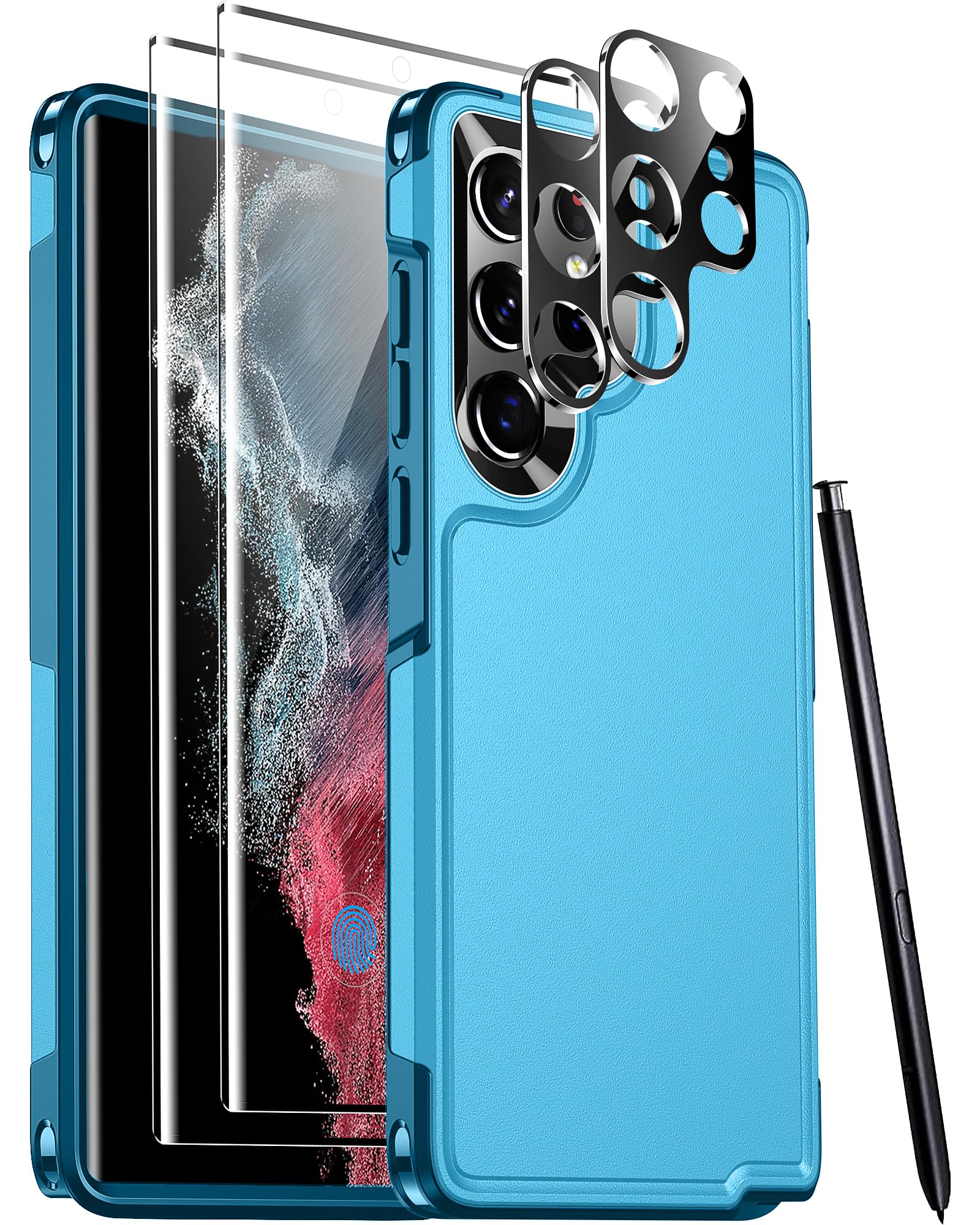 Temdan for Samsung Galaxy S23 Ultra Case Military