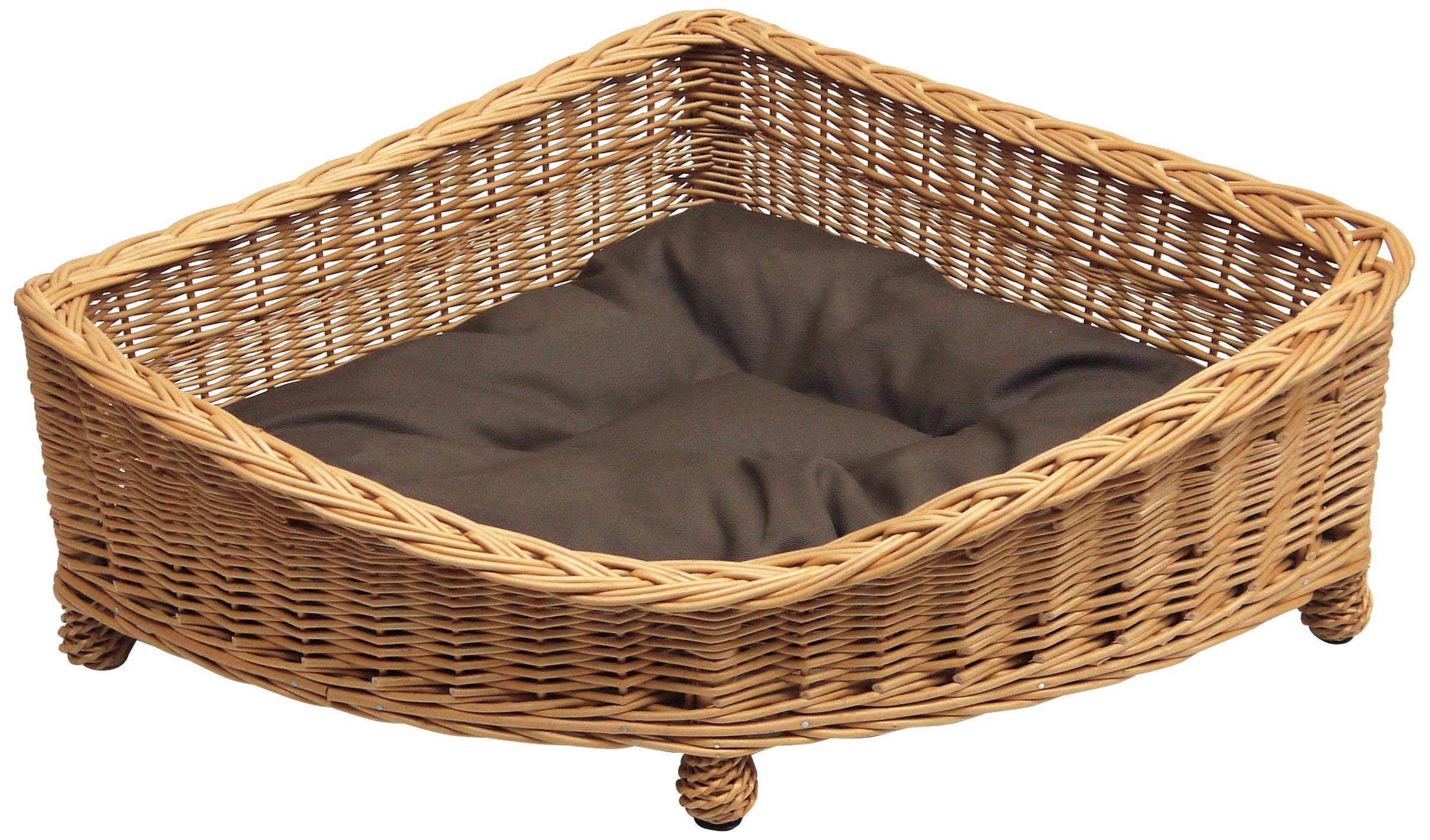 Prestige Wicker Willow Pet Corner Basket, Small