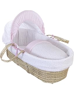 clair de lune stars and stripes moses basket