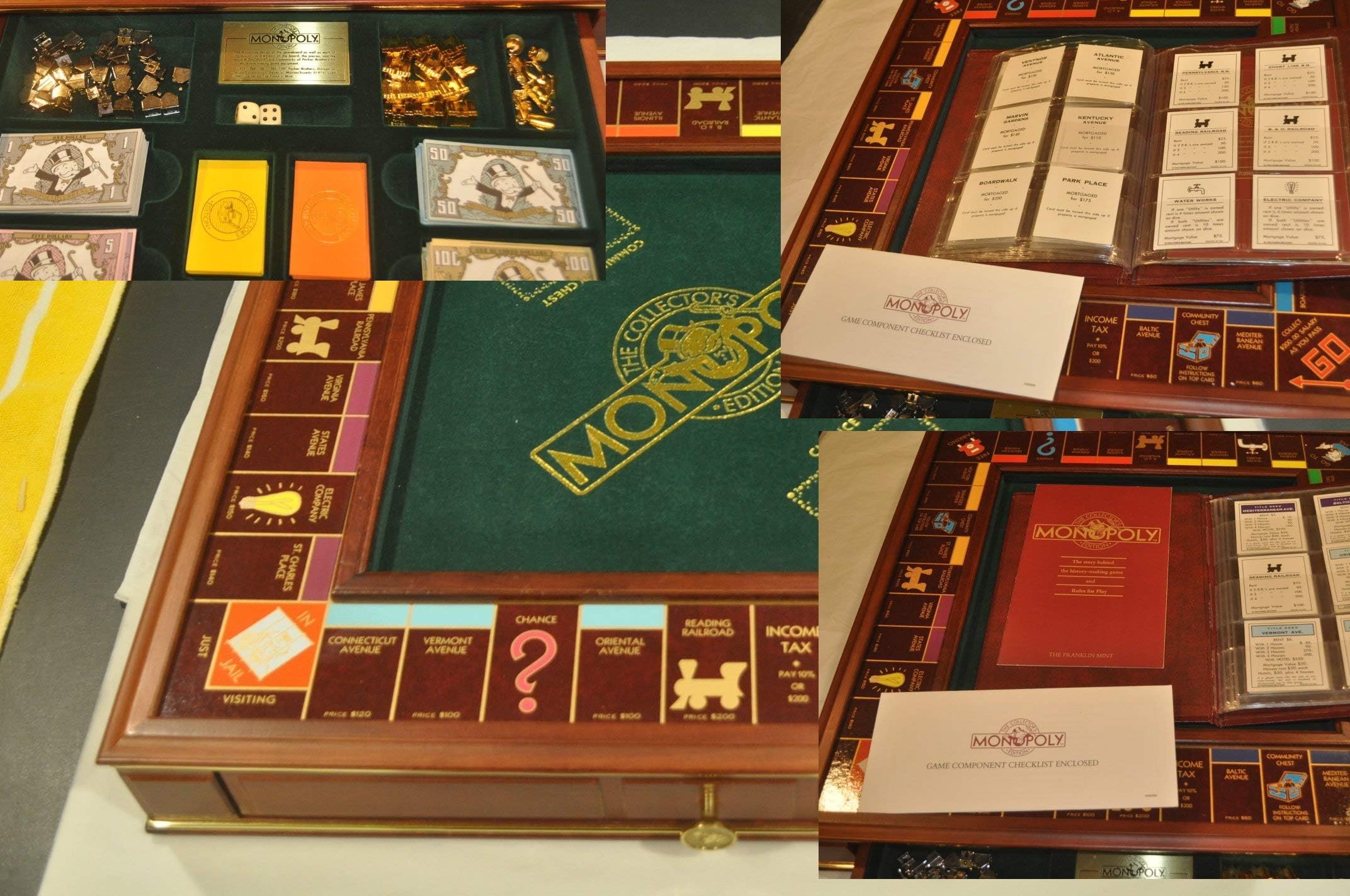 Franklin Mint Monopoly Collector's Edition by Th Franklin Mint