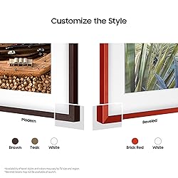 SAMSUNG 85” The Frame Customizable Bezel for