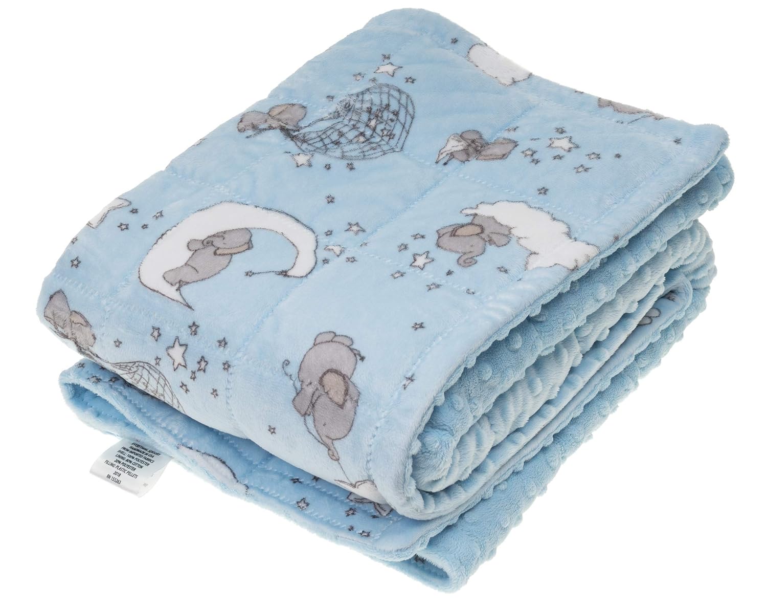 Washable Minky Weighted Sensory Blanket for Kids XS