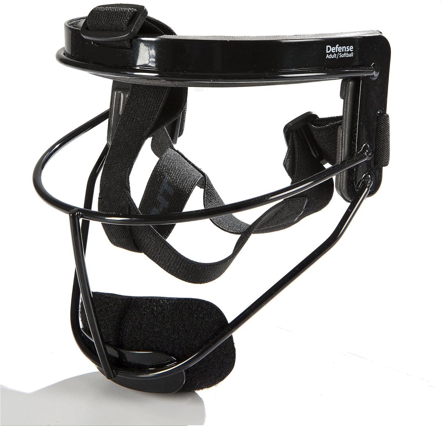 RIP-IT Defense Softball Fielder’s Mask – Lightweight Secure Fit Provides Maximum Protection and Comfort – Does Not Obstruct View – Ponytail Friendly : Baseball Catchers Masks : Sports & Outdoors