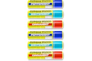 Pzaz Breath Spray for Bad Breath with Caffeine, Vitamins, Electrolytes - Breath Freshener and Energizes Naturally - Wintermint, Peppermint, Cinnamint Flavored - 70 Sprays (6 Pack)