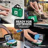 ZENO 90 Piece First Aid Kit Home Office Emergency Eyewash Ice Packs Blanket view 6