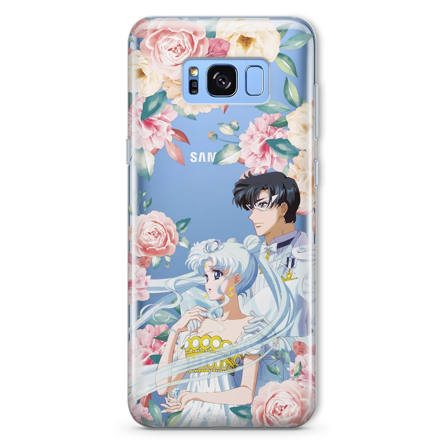 Amazon Com Sailor Moon Princess Serenity And Prince Endymon Anime For Samsung Galaxy S10 S9 S8 S20 Note 20 Ultra Note 10 Plus S10e Note 9 8 S7 S6 Edge Phone Case Manga