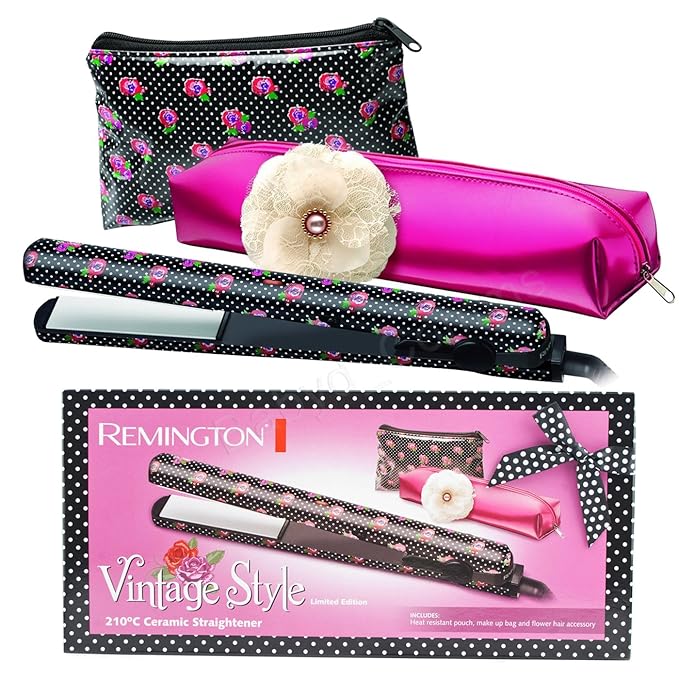 Remington S1001GPV Vintage Style Hair Straightener Amazon.co.uk