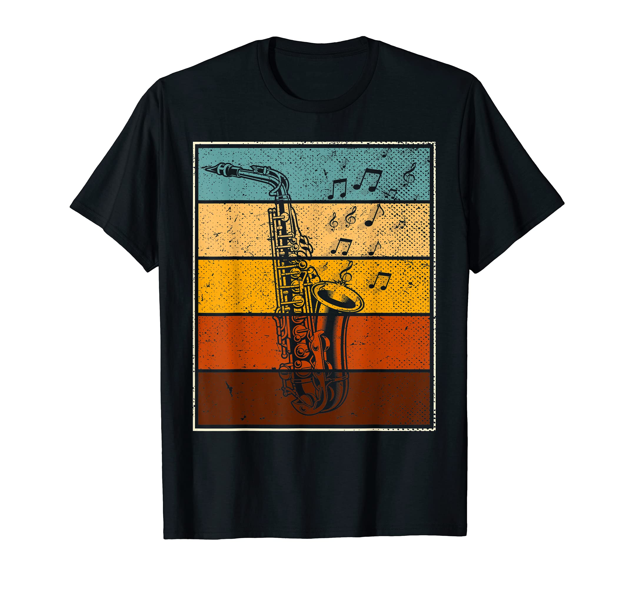 Jazz Musical Instrument Saxophonist Retro Saxophone T-Shirt