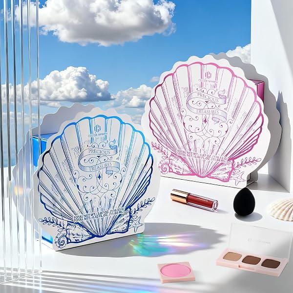 COLOR NYMPH GIRLS MAKEUP GIFT SET FOR TEENS, MAKEUP KIT FOR GIRL, BIRTHDAY GIFT FOR TEEN GIRLS, 24PCS BIRTHDAY ADVENT CALENDAR, MYSTERY MAKEUP BOX #BLUE