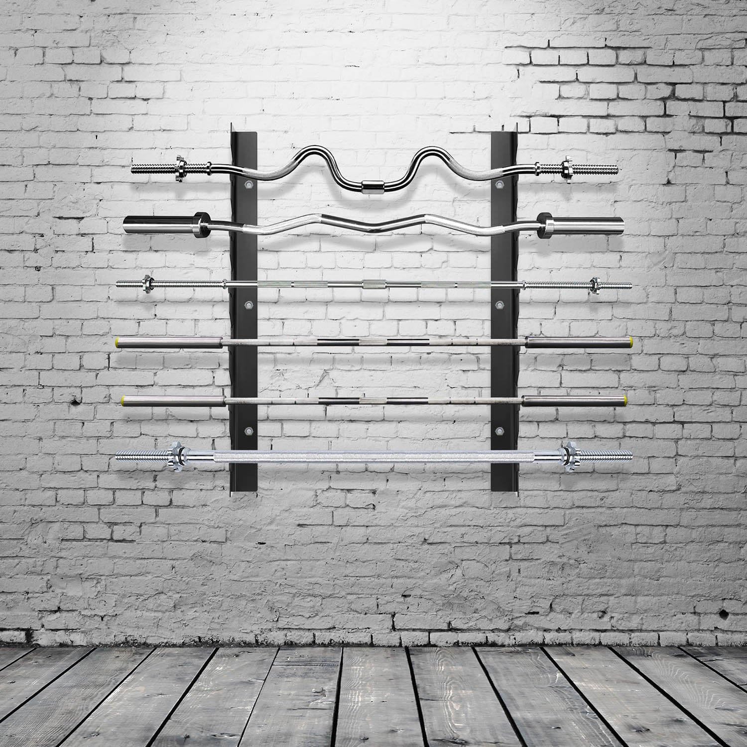 Ollieroo Olympic Barbell Rack Bar Storage
