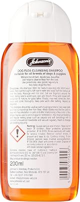 JVP Dog Flea Cleansing Shampoo 200ml Brand New Coat Freshener view 2