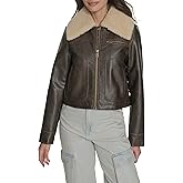 Levi's Women's Faux Leather Aviator Jacket