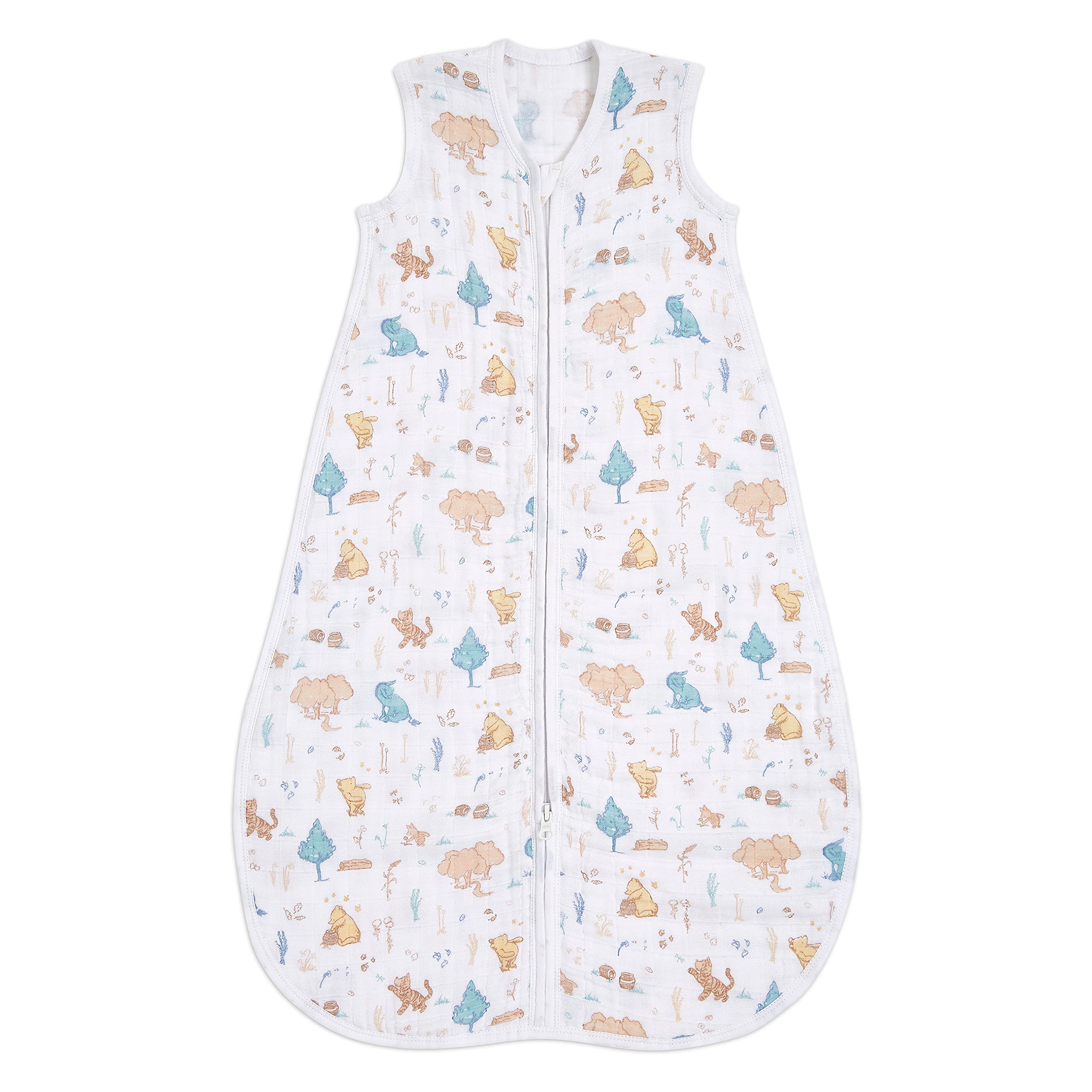 aden + anais™ light sleeping bag 1TOG muslin winnie in the woods (0-6m) (The woods, 6-18 Months)