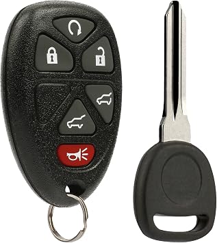 Amazon Com Ignition Key Key Fob Keyless Entry Remote Fits 2007 2014 Chevy Tahoe Suburban 2007 2014 Cadillac Escalade 2007 2014 Gmc Yukon Fits Part 15913427 20869057 22756462 Automotive