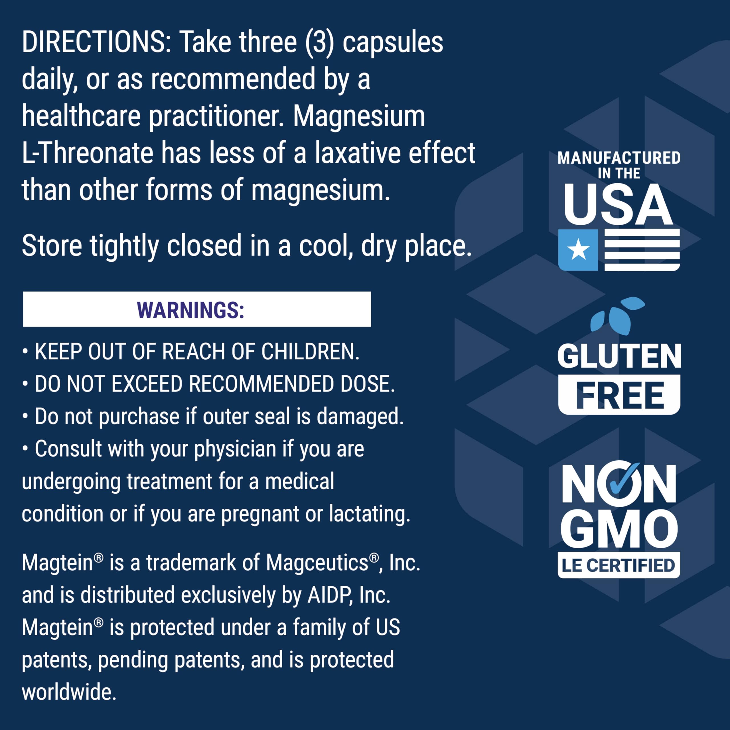 Life Extension Neuro-Mag Magnesium L-Threonate, Memory Health, Quick Thinking, Cognitive Health Support, Vegetarian, Non-GMO, 90 Vegetarian Capsules (144 mg from 2000 mg Magtein magnesium L-threonate