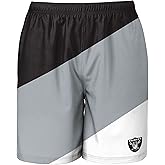 FOCO Las Vegas Raiders NFL Mens Colorblock Double Down Liner Training Shorts - XXL
