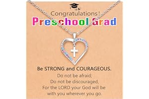 UPROMI Cross Necklace for Girls Back to School Gifts for Girls Baptism First Communion Confirmation Graduation Gifts