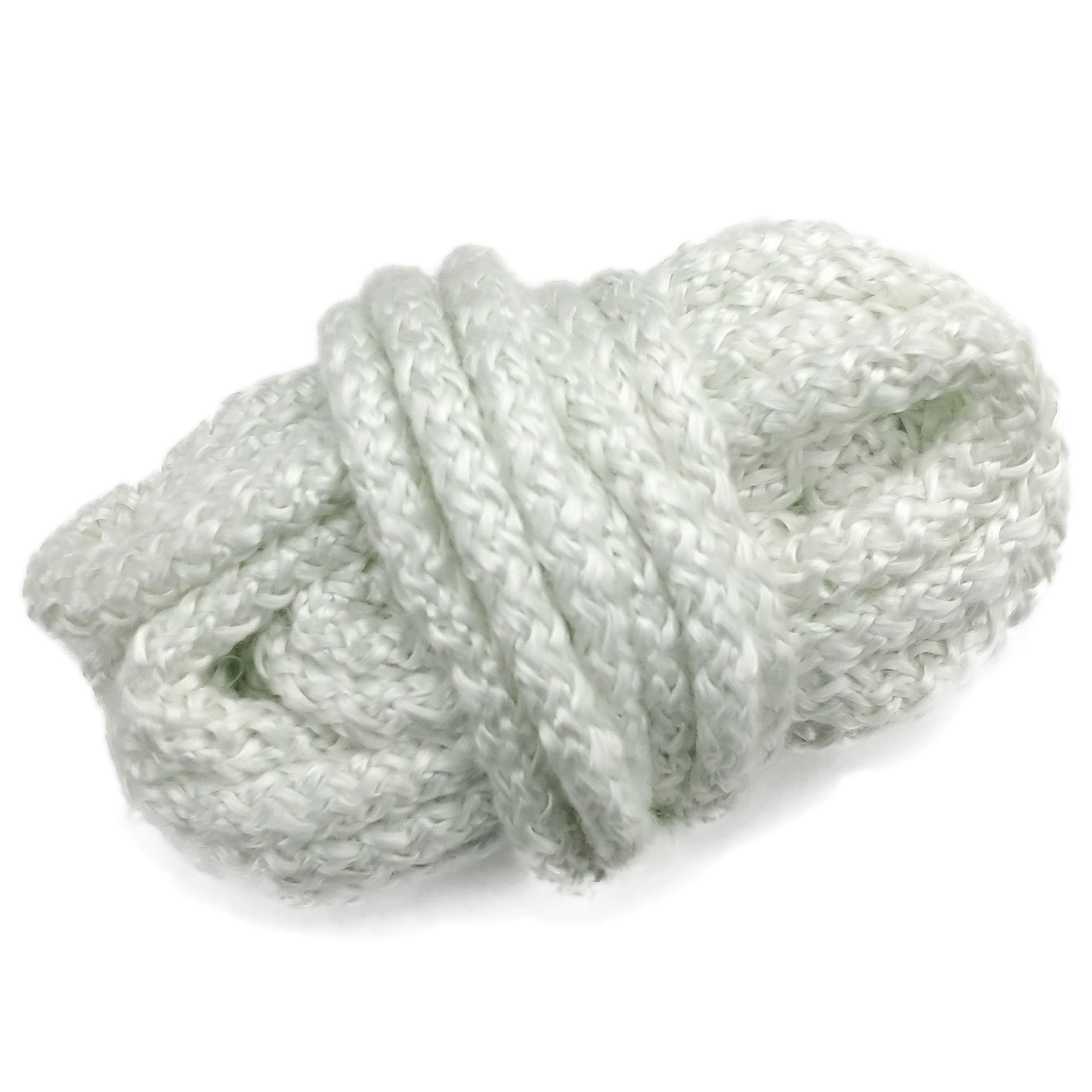 Lynn Manufacturing High Temperature Gasket Rope, 1000F, White, Boiler & Furnace, 1/2'' Diameter x 25ft, 9401