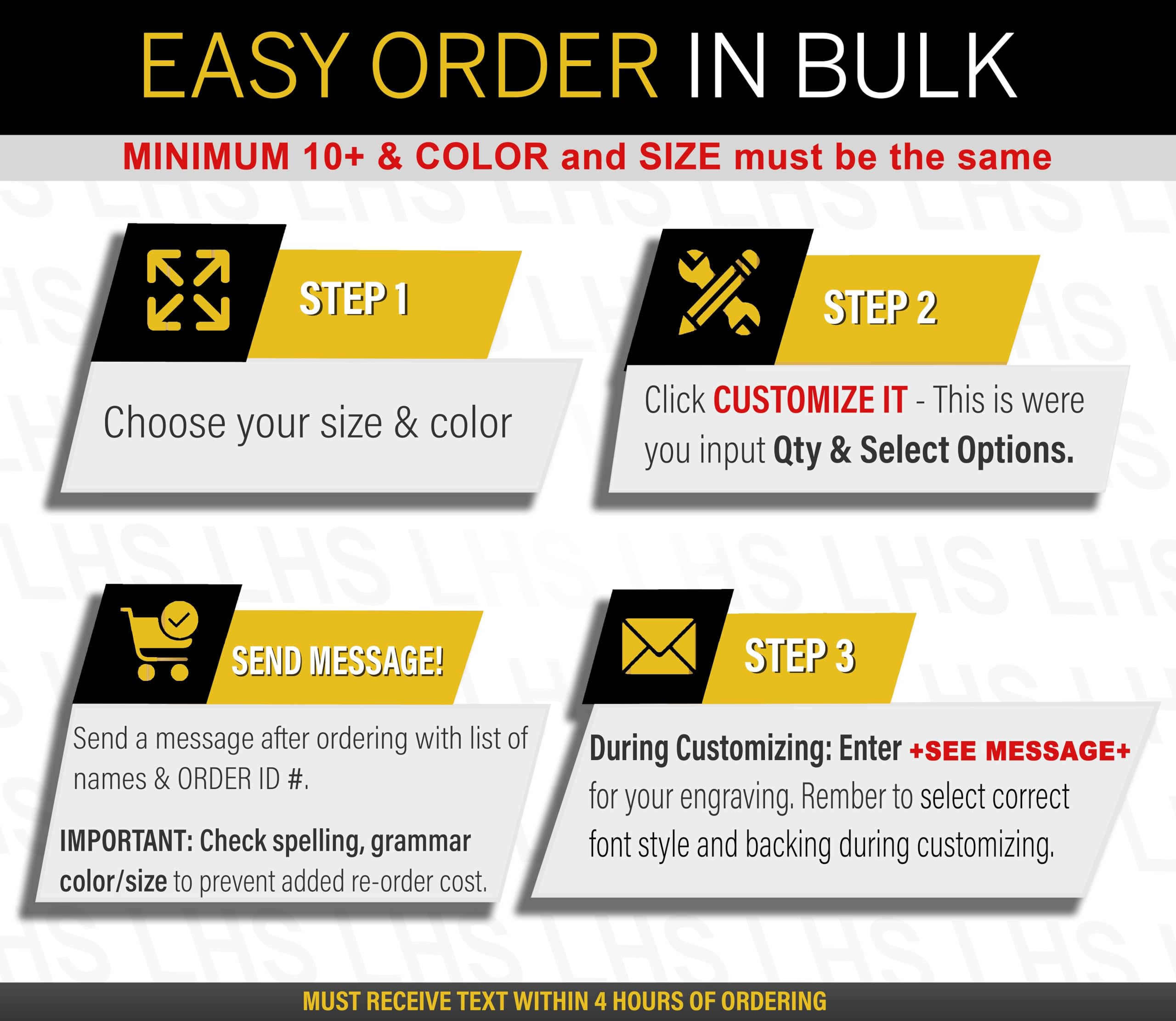 LHS - Engraved Name Plates for Door Sign