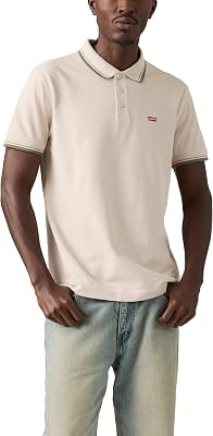 Levis Hm Polo Faixa de Madeira Inclinada Mulled