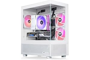 Thermaltake LCGS View u2460TS-170 Gaming Desktop (Intel® Core™ Ultra 5 245KF, ToughRam 32GB DDR5 6000MT/s RGB Memory, NVIDIA GeForce® RTX 5060 Ti, 1TB NVMe M.2, WiFi, Windows 11) V17S-B860-56T-LCS