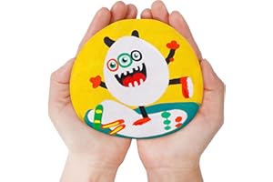 DALTACK 12PCS Extra-large Rocks for Painting, 3-4 Inch, Rock Painting Kit for kids, Flat Painting Rocks for Arts and Crafts