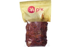 Yupik Sundried Tomatoes, Halves, 1 kg, 6 Count, Vegan, Kosher, Half Slices, Dehydrated Tomatoes, Salted, Chewy, Source of Fib