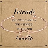 Pavolini Friendship Gifts for Women, Forever Love Knot Friendship Bracelets, Best Friend Galentines Gift, Gold Bracelets for Women, Best Friend Birthday Gifts, Adjustable Bracelet for Christmas