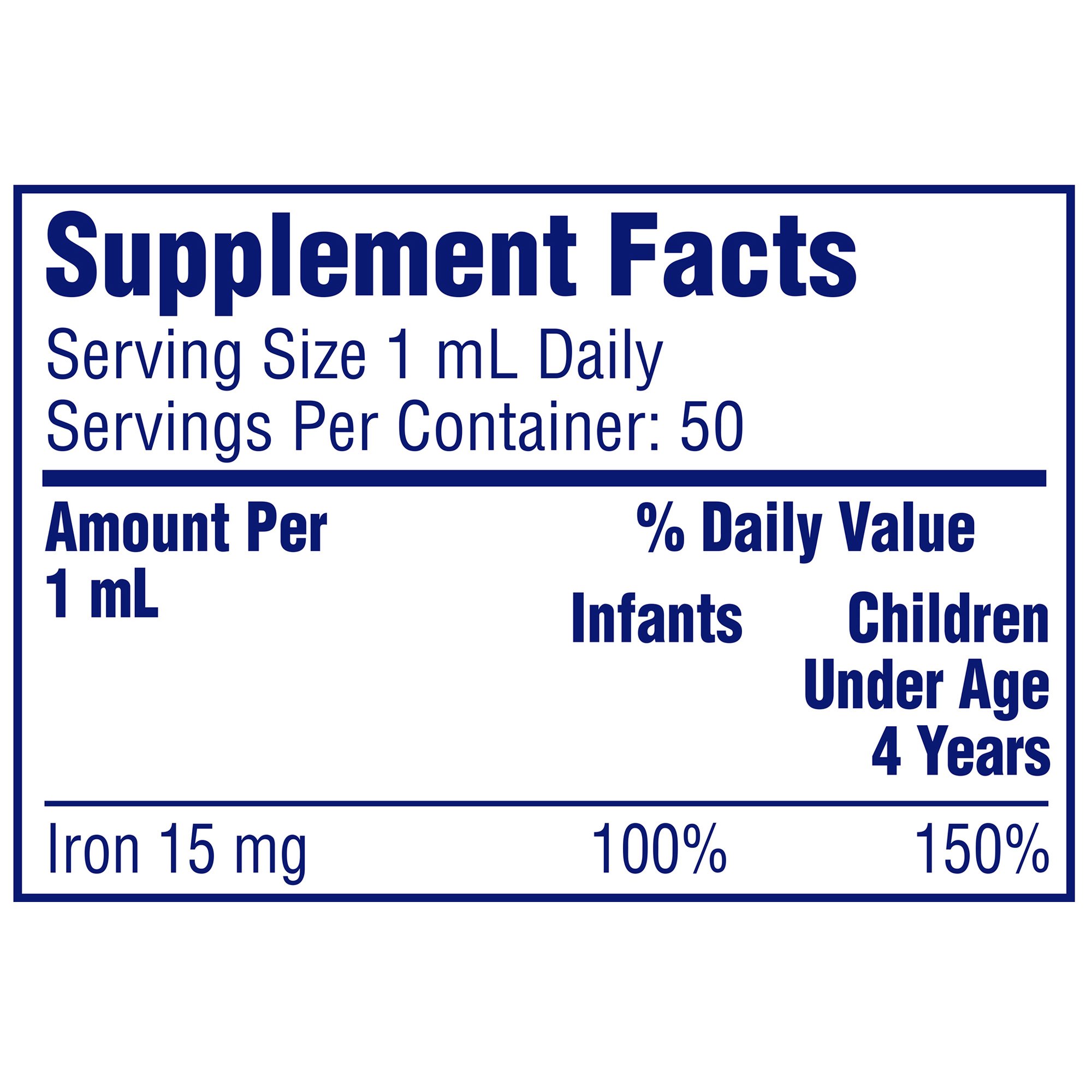 enfamil liquid iron supplement