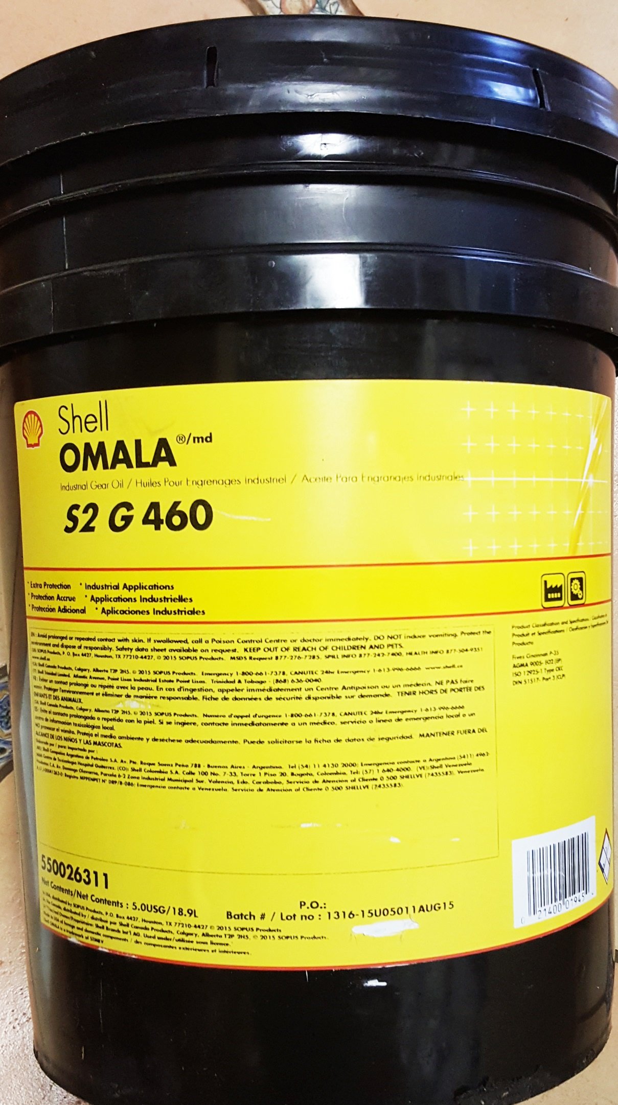 Mua Shell Omala S2 G 460 5 gal Pail trên Amazon Mỹ chính hãng 2025 | Fado