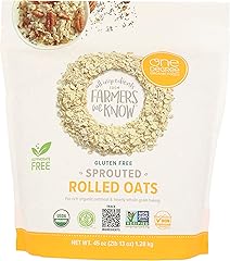One Degree Organics Sprouted Rolled Oats, 45oz