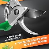 GRÜNTEK Professional Bypass Secateurs 20 mm Cut SK5 Blade 48 mm view 2