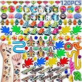 nicknack 120pcs Party Favors for Kids, Pinata Stuffers Toy Assortment for Kids Birthday Treasure Box Toys for Classroom, Stocking Stuffers, Carnival Prizes
