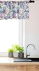 Ambesonne Lilac Window Valance Pack of 2, Colorful