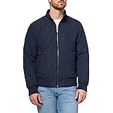 DOCKERS Men's Diamond Quilted Stand Collar Bomber