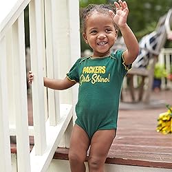 Gerber NFL Green Bay Packers 3 Pack Ruffle Sleeve