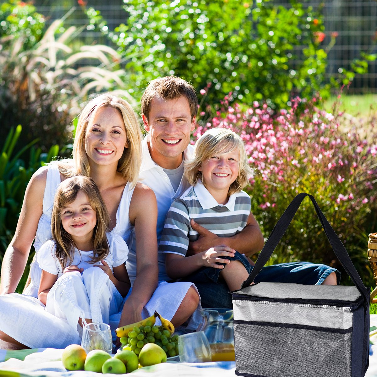 Borsa termica Borsa Frigo Porta Pranzo Pieghevole Isoterma Mantenere Caldo o Freddo, perfetti per il campeggio, le grigliate e l\'outdoor, pieghevole e isolata