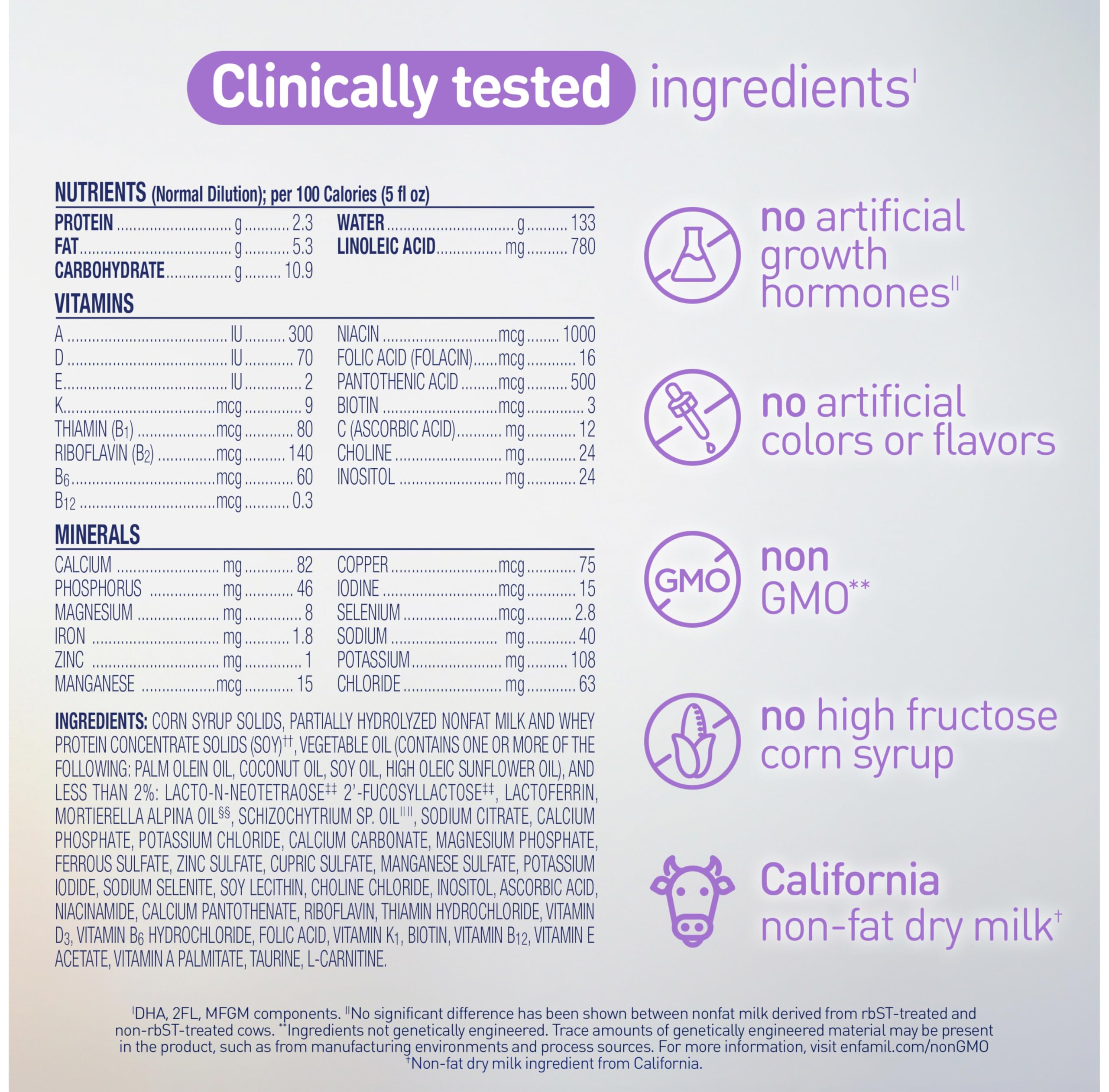 Enfamil Optimum (Enspire) Gentlease, Our Closest Formula to Breast Milk, Immune-Supporting Lactoferrin and Brain-Supporting DHA Baby Formula - Powder 19.5 Oz Tub
