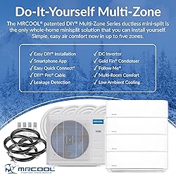 36k BTU 21.5 SEER Multi-Zone MrCool DIY 4 Zone