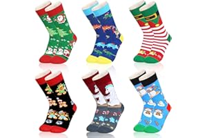 Dsia Zamur Kids Boys Girls Novelty Crew Socks, Funny Colorful Toddler Calf Socks for 2-18 Years Old