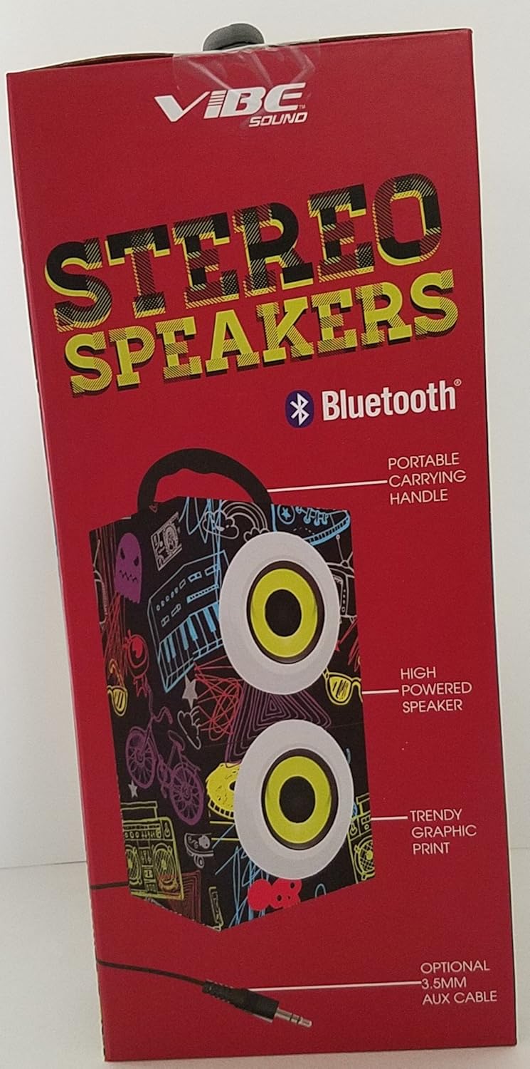 vibe sound portable stereo speaker