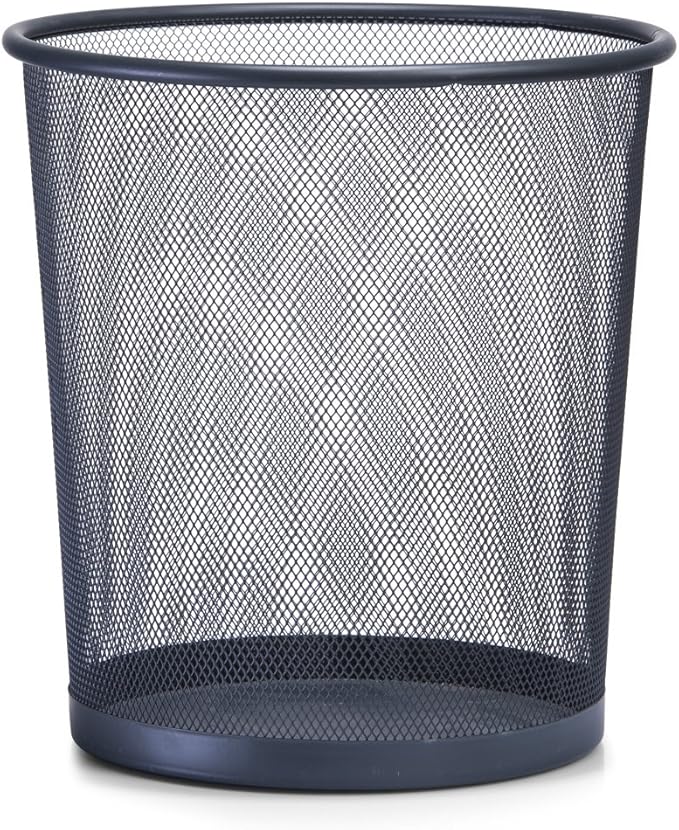 Zeller 17740 26 x 28 cm WastePaper Basket Mesh Coal Amazon.co.uk Kitchen & Home