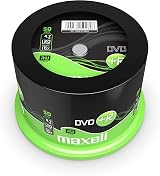Maxell DVD+R 4.7GB 16X 120 Min Matt Silver - 50 Disc Spindle Pack view 2
