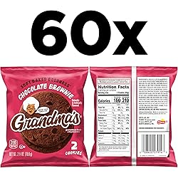 Grandma's Cookies, Chocolate Brownie, 2.5 Ounce