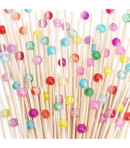 Amazon.com | Andaz Press Natural Bamboo Drink Stirrer Cocktail