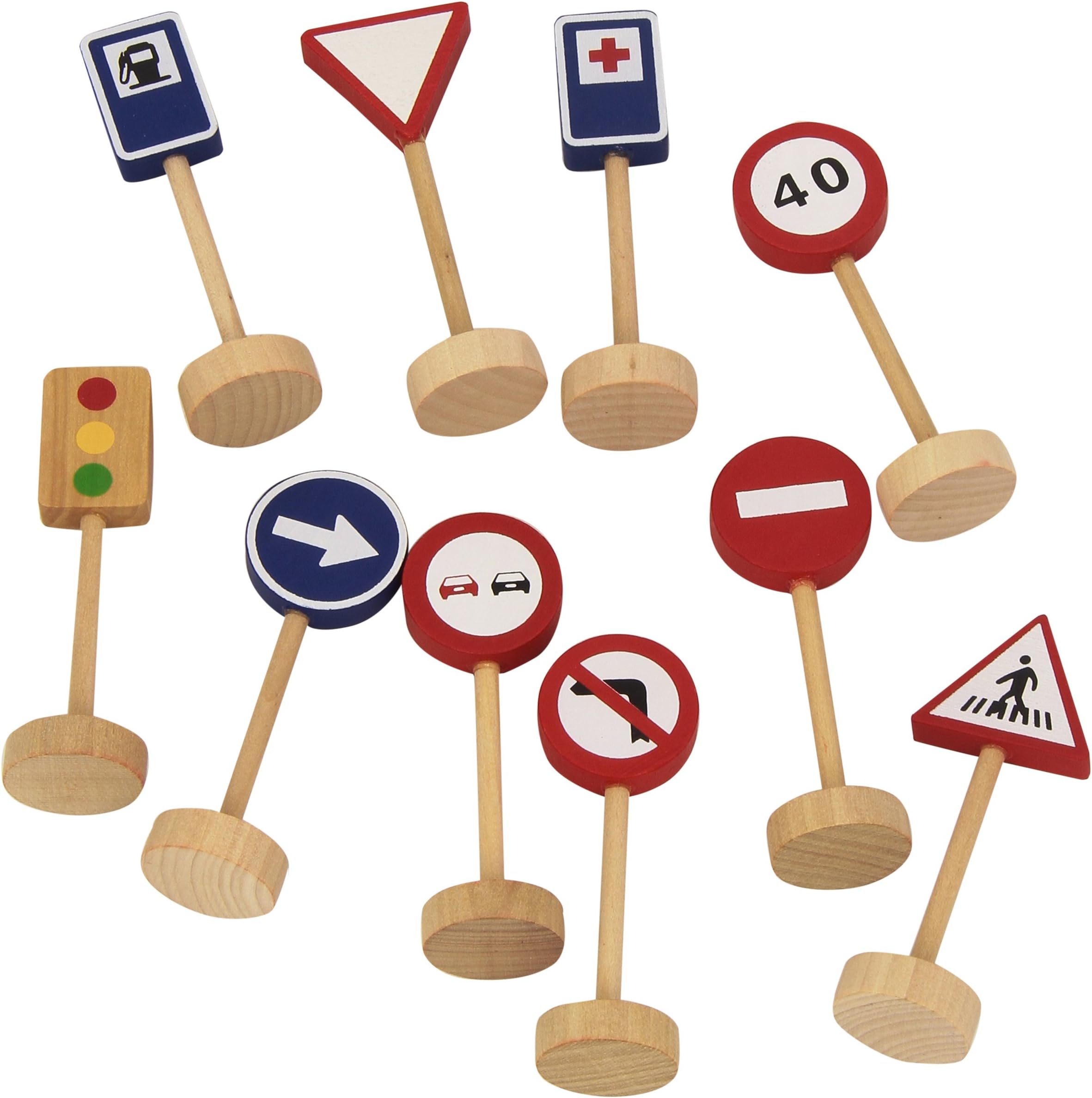 GoulaD50211 Wooden Traffic Sign (Bag of 16) by